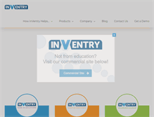 Tablet Screenshot of inventry.co.uk